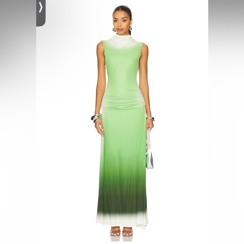 Jonathan Simkhai Green Ombre Maxi Dress